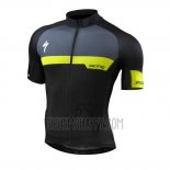 Specialized Cycling Jersey Bib Short 2016 Men Short Sleeve Yellow and Black