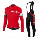 Specialized Cycling Jersey Bib Tight 2015 Men Long Sleeve Deep Red