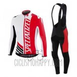 Specialized Cycling Jersey Bib Tight 2016 Men Long Sleeve Ml Red Black