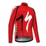 Specialized Cycling Jersey Bib Tight 2016 Men Long Sleeve White Red