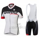 Sportful Sc Cycling Jersey Bib Short 2017 Men Short Sleeve White