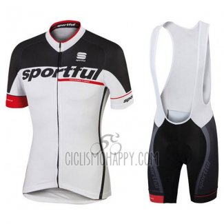 Sportful Sc Cycling Jersey Bib Short 2017 Men Short Sleeve White