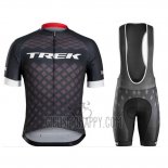 Trek Cycling Jersey Bib Short 2018 Short Sleeve Black