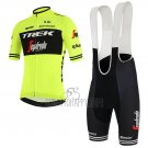 Trek Segafredo Cycling Jersey Bib Short 2019 Short Sleeve Green Black