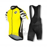 Assos Cycling Jersey Bib Short 2016 Men Short Sleeve Yellow