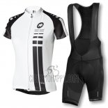 Assos Cycling Jersey Bib Short 2016 Women Short Sleeve White and Black