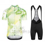 Assos Erlkoenig Cycling Jersey Bib Short 2020 Men Short Sleeve Green White