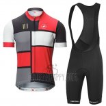 Castelli Cycling Jersey Bib Short 2016 Men Short Sleeve Red and Black