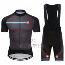 Castelli Cycling Jersey Bib Short 2018 Men Short Sleeve Dark Gray