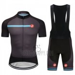 Castelli Cycling Jersey Bib Short 2018 Men Short Sleeve Dark Gray
