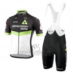 Dimension Data Cycling Jersey Bib Short 2017 Short Sleeve Green and Black