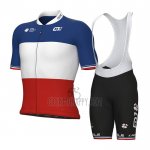 Groupama FDJ Cycling Jersey Bib Short 2023 Short Sleeve White
