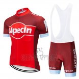 Katusha Alpecin Cycling Jersey Bib Short 2019 Short Sleeve Red White