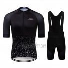 Le Col Cycling Jersey Bib Short 2020 Men Short Sleeve Black(1)