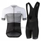 Le Col Cycling Jersey Bib Short 2021 Men Short Sleeve Black White