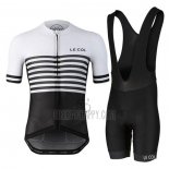 Le Col Cycling Jersey Bib Short 2021 Men Short Sleeve Black White
