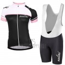 Nalini Cycling Jersey Bib Short 2017 Women Short Sleeve White and Black