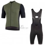 Nalini Cycling Jersey Bib Short 2022 Men Short Sleeve Green