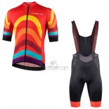 Nalini Cycling Jersey Bib Short 2022 Men Short Sleeve Red