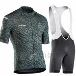 Northwave Cycling Jersey Bib Short 2019 Men Short Sleeve Gray(2)