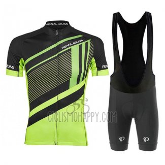 Pearl Izumi Cycling Jersey Bib Short 2017 Men Short Sleeve Green and Black