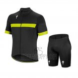 Specialized Cycling Jersey Bib Short 2018 Men Short Sleeve Black White Yellow