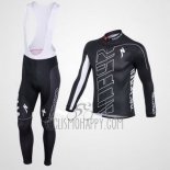 Specialized Cycling Jersey Bib Tight 2016 Men Long Sleeve White and Black