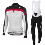Sportful Cycling Jersey Bib Tight 2016 Men Long Sleeve White
