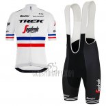 Trek Segafredo Cycling Jersey Bib Short 2018 Short Sleeve Champion France