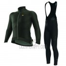 ALE Camo Cycling Jersey Bib Tight 2017 Men Long Sleeve ALE Capo Nord Black