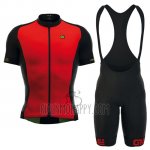 ALE Cycling Jersey Bib Short 2016 Men Short Sleeve Red and Black