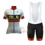 ALE Graphics Prr Bermuda Cycling Jersey Bib Short 2017 Women Short Sleeve White