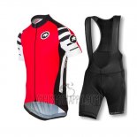 Assos Cycling Jersey Bib Short 2016 Men Short Sleeve Red