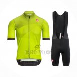 Castelli Cycling Jersey Bib Short 2021 Men Short Sleeve Bright Yellow