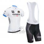 Giro D'italy Cycling Jersey Bib Short 2014 Men Short Sleeve White