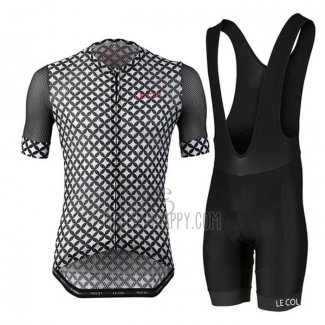 Le Col Cycling Jersey Bib Short 2021 Men Short Sleeve Gray