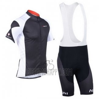 Nalini Cycling Jersey Bib Short 2013 Men Short Sleeve Gray and Black