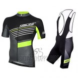 Nalini Cycling Jersey Bib Short 2016 Men Short Sleeve Black and Green
