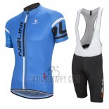 Nalini Cycling Jersey Bib Short 2016 Men Short Sleeve Blue