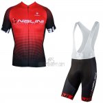 Nalini Cycling Jersey Bib Short 2021 Men Short Sleeve Red