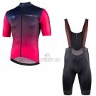 Nalini Cycling Jersey Bib Short 2022 Men Short Sleeve Fuchsia