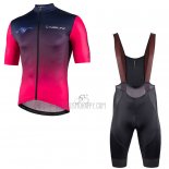 Nalini Cycling Jersey Bib Short 2022 Men Short Sleeve Fuchsia