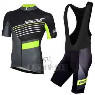 Nalini Mood Cycling Jersey Bib Short 2017 Men Short Sleeve Black