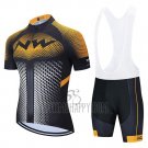 Northwave Cycling Jersey Bib Short 2020 Men Short Sleeve Orange Black