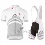 Pearl Izumi Cycling Jersey Bib Short 2018 Men Short Sleeve White Gray