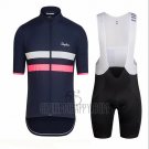 Rapha Cycling Jersey Bib Short 2018 Men Short Sleeve Ralph Blue Deep and Pink