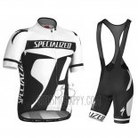 Specialized Cycling Jersey Bib Short 2016 Men Short Sleeve White and Gray