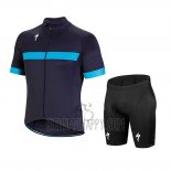 Specialized Cycling Jersey Bib Short 2018 Men Short Sleeve Blue