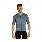 Sportful Cycling Jersey Bib Short 2021 Men Short Sleeve Gray