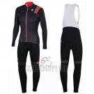 Sportful Cycling Jersey Bib Tight 2016 Men Long Sleeve Black